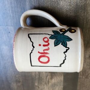 Ohio/OSU art pottery mug